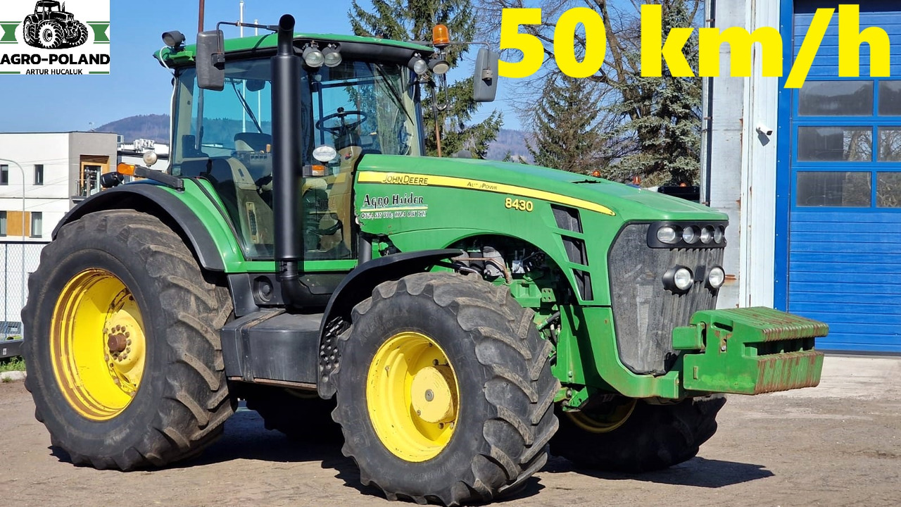 JOHN DEERE 8430 - 2008 ROK - 50 km/h - 11.206 h - جرار: صورة 1 JOHN DEERE 8430 - 2008 ROK - 50 km/h - 11.206 h - جرار: صورة 1