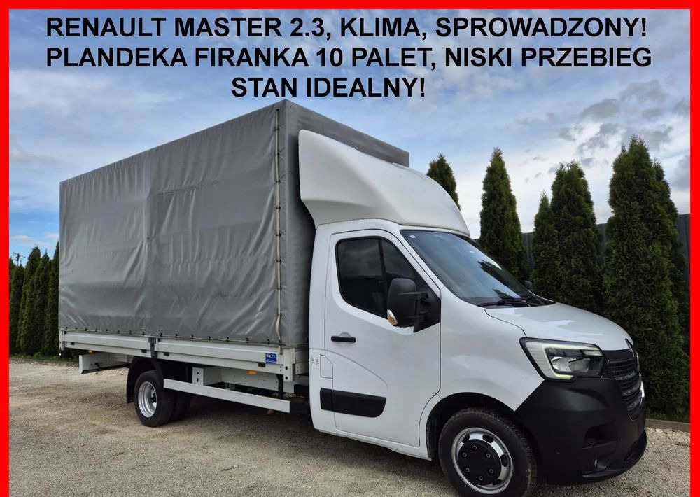 Renault 2.3 Plandeka Burto-Firanka 10 palet - شاحنة توصيل مفتوحة: صورة 1 Renault 2.3 Plandeka Burto-Firanka 10 palet - شاحنة توصيل مفتوحة: صورة 1