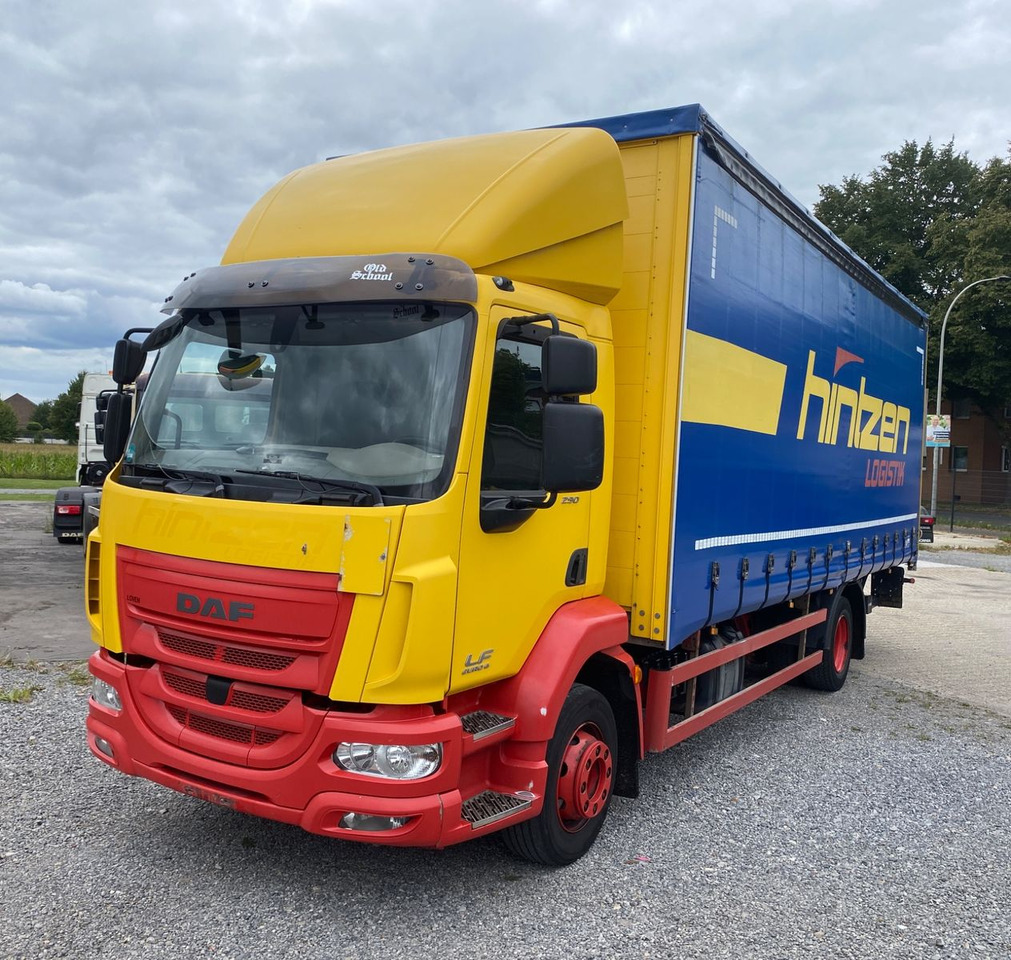 DAF LF 14.290 Pritsche mit LBW - شاحنة ذات ستائر جانبية: صورة 1 DAF LF 14.290 Pritsche mit LBW - شاحنة ذات ستائر جانبية: صورة 1