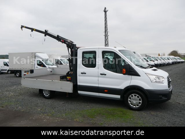 Ford Transit FT 350 L4 HA DoKa Pritsche+Kran Klima - شاحنة توصيل مفتوحة: صورة 1 Ford Transit FT 350 L4 HA DoKa Pritsche+Kran Klima - شاحنة توصيل مفتوحة: صورة 1