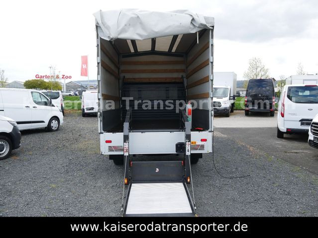 Ford Transit FT350 L3VA Pritsche Plane Hubbühne Klima - شاحنة مغلقة بستائر جانبية: صورة 1 Ford Transit FT350 L3VA Pritsche Plane Hubbühne Klima - شاحنة مغلقة بستائر جانبية: صورة 1