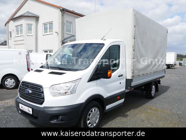 Ford Transit FT350 L3VA Pritsche Plane Hubbühne Klima - شاحنة مغلقة بستائر جانبية: صورة 3 Ford Transit FT350 L3VA Pritsche Plane Hubbühne Klima - شاحنة مغلقة بستائر جانبية: صورة 3