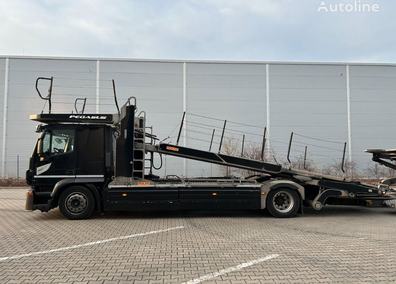 IVECO Stralis 460 + car transporter trailer - شاحنة نقل سيارات شاحنة: صورة 2 IVECO Stralis 460 + car transporter trailer - شاحنة نقل سيارات شاحنة: صورة 2