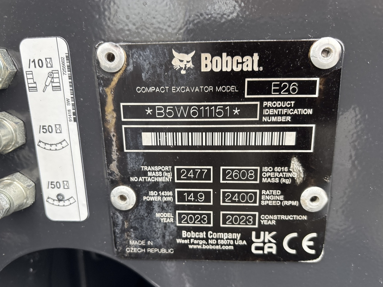 BOBCAT E26 - حفار صغير: صورة 5 BOBCAT E26 - حفار صغير: صورة 5