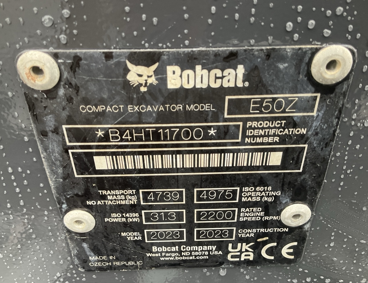 BOBCAT E50z - حفار صغير: صورة 5 BOBCAT E50z - حفار صغير: صورة 5