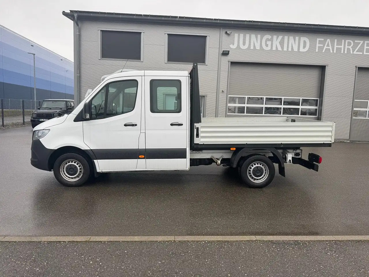 Mercedes-Benz Sprinter 314 CDI Lang DoKa Pritsche Klima AHK - شاحنة توصيل مفتوحة, الشاحنات الصغيرة كابينة مزدوجة: صورة 3 Mercedes-Benz Sprinter 314 CDI Lang DoKa Pritsche Klima AHK - شاحنة توصيل مفتوحة, الشاحنات الصغيرة كابينة مزدوجة: صورة 3