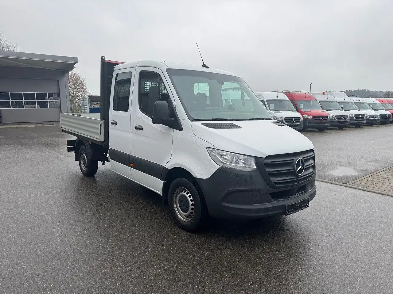 Mercedes-Benz Sprinter 314 CDI Lang DoKa Pritsche Klima AHK - شاحنة توصيل مفتوحة, الشاحنات الصغيرة كابينة مزدوجة: صورة 2 Mercedes-Benz Sprinter 314 CDI Lang DoKa Pritsche Klima AHK - شاحنة توصيل مفتوحة, الشاحنات الصغيرة كابينة مزدوجة: صورة 2