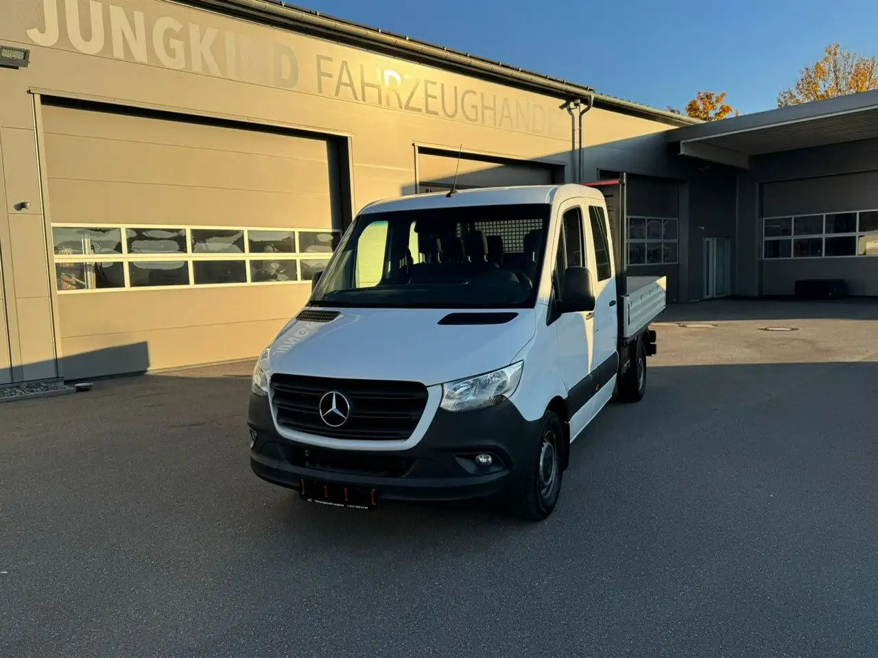 Mercedes-Benz Sprinter 317 CDI Lang DoKa Pritsche AHK 3,5t - شاحنة توصيل مفتوحة, الشاحنات الصغيرة كابينة مزدوجة: صورة 2 Mercedes-Benz Sprinter 317 CDI Lang DoKa Pritsche AHK 3,5t - شاحنة توصيل مفتوحة, الشاحنات الصغيرة كابينة مزدوجة: صورة 2