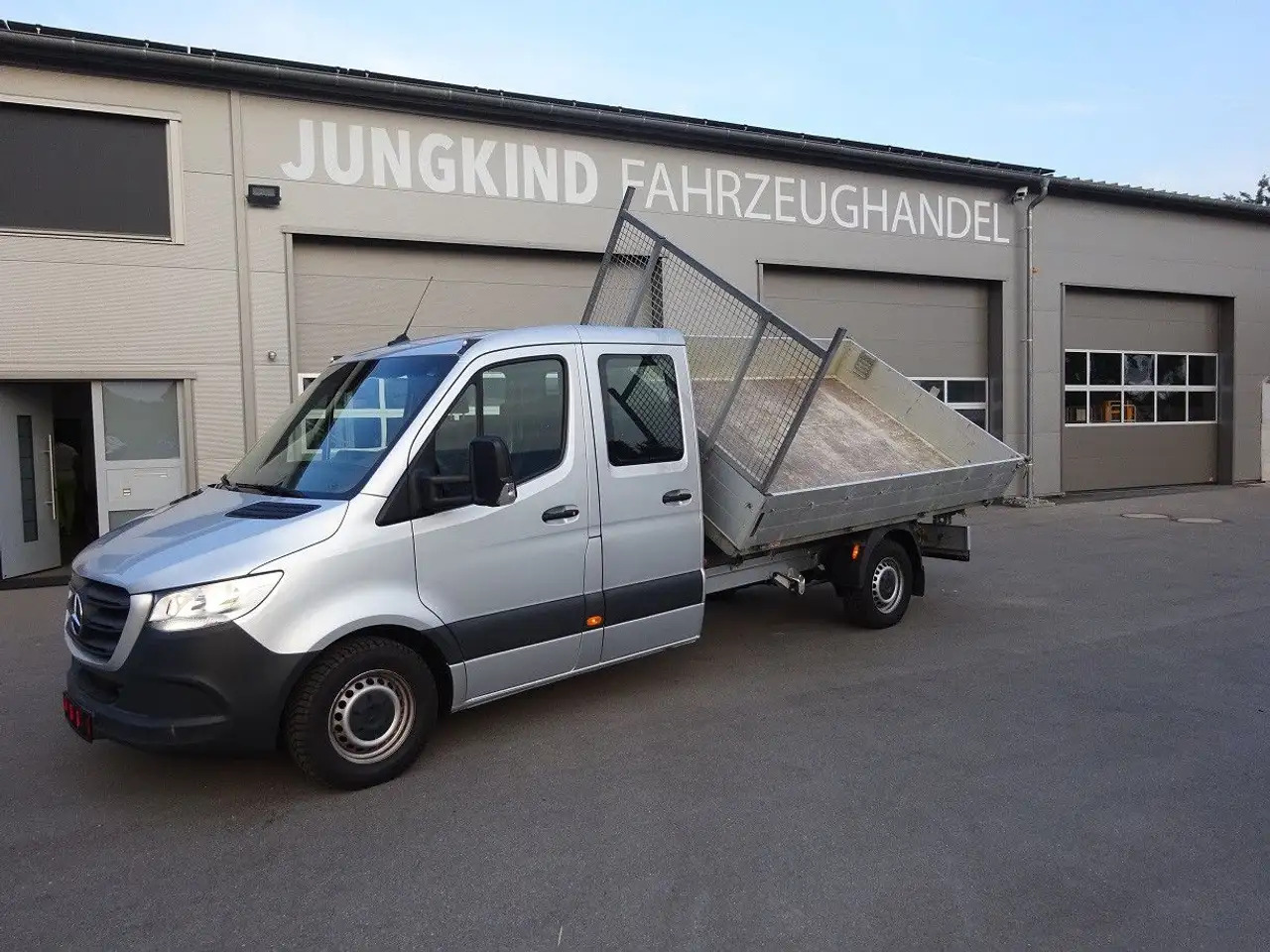 Mercedes-Benz Sprinter 319 CDI DoKa Maxi Kipper AHK 2,8t - قلاب صغير, الشاحنات الصغيرة كابينة مزدوجة: صورة 3 Mercedes-Benz Sprinter 319 CDI DoKa Maxi Kipper AHK 2,8t - قلاب صغير, الشاحنات الصغيرة كابينة مزدوجة: صورة 3