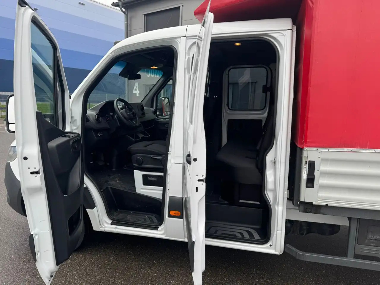 Mercedes-Benz Sprinter 516 CDI DoKa Maxi Lang AHK 3,5t Klima - شاحنة مغلقة بستائر جانبية, الشاحنات الصغيرة كابينة مزدوجة: صورة 4 Mercedes-Benz Sprinter 516 CDI DoKa Maxi Lang AHK 3,5t Klima - شاحنة مغلقة بستائر جانبية, الشاحنات الصغيرة كابينة مزدوجة: صورة 4