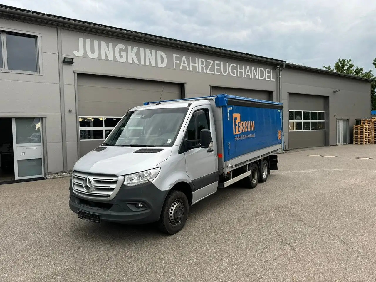 Mercedes-Benz Sprinter 519 CDI Pritsche+Plane 6x2 XXL - شاحنة مغلقة بستائر جانبية: صورة 1 Mercedes-Benz Sprinter 519 CDI Pritsche+Plane 6x2 XXL - شاحنة مغلقة بستائر جانبية: صورة 1