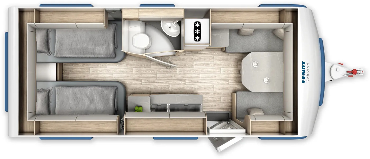 Fendt Bianco Activ 515 SGE Fahrzeug frei konfigurierbar - كرفان سحب: صورة 2 Fendt Bianco Activ 515 SGE Fahrzeug frei konfigurierbar - كرفان سحب: صورة 2