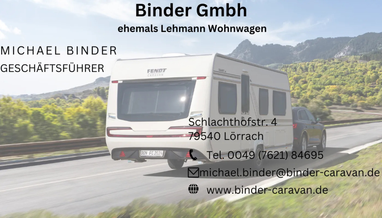 Fendt Bianco Selection 495 SG Safety, Shower, 2.000 KG, GFK - كرفان سحب: صورة 1 Fendt Bianco Selection 495 SG Safety, Shower, 2.000 KG, GFK - كرفان سحب: صورة 1