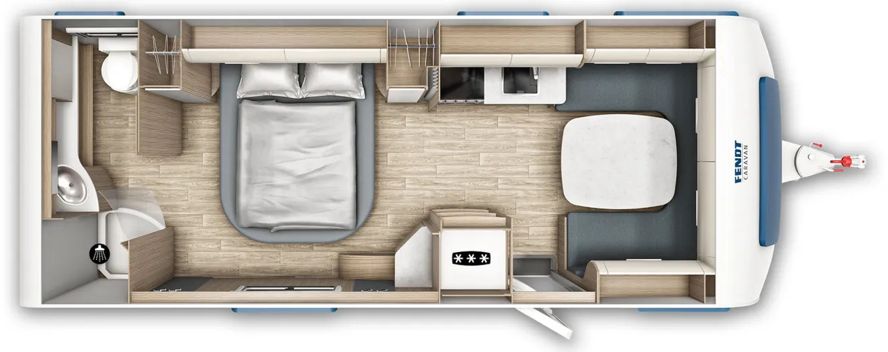 Fendt Tendenza 650 SFD Safety-, Batteri. Fußbodentem - كرفان سحب: صورة 2 Fendt Tendenza 650 SFD Safety-, Batteri. Fußbodentem - كرفان سحب: صورة 2