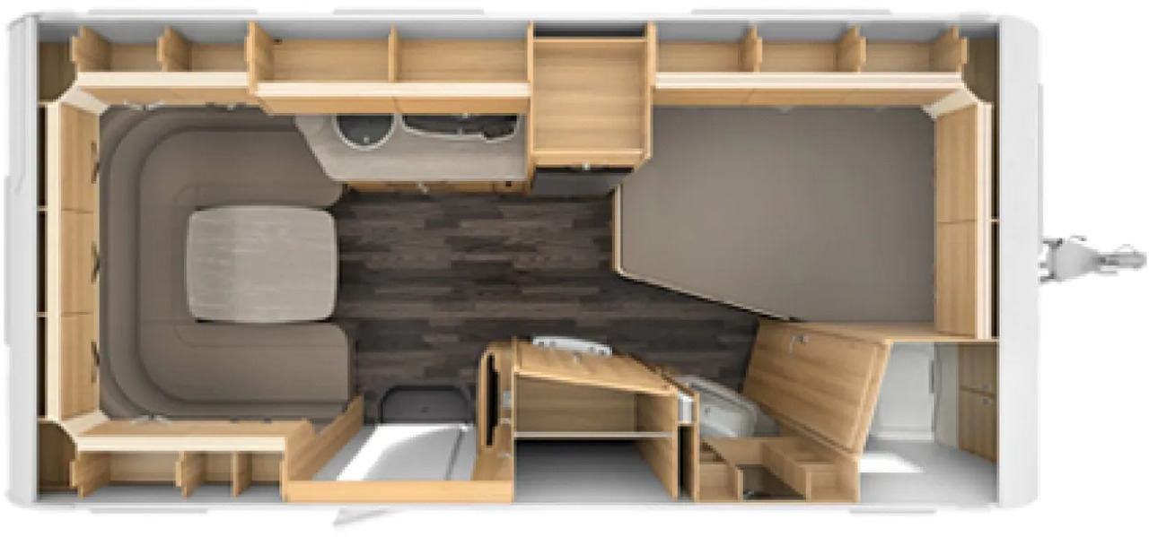 Tabbert Rossini 480 TD 2,3 Dusche, ATC, Vorzelt - كرفان سحب: صورة 2 Tabbert Rossini 480 TD 2,3 Dusche, ATC, Vorzelt - كرفان سحب: صورة 2