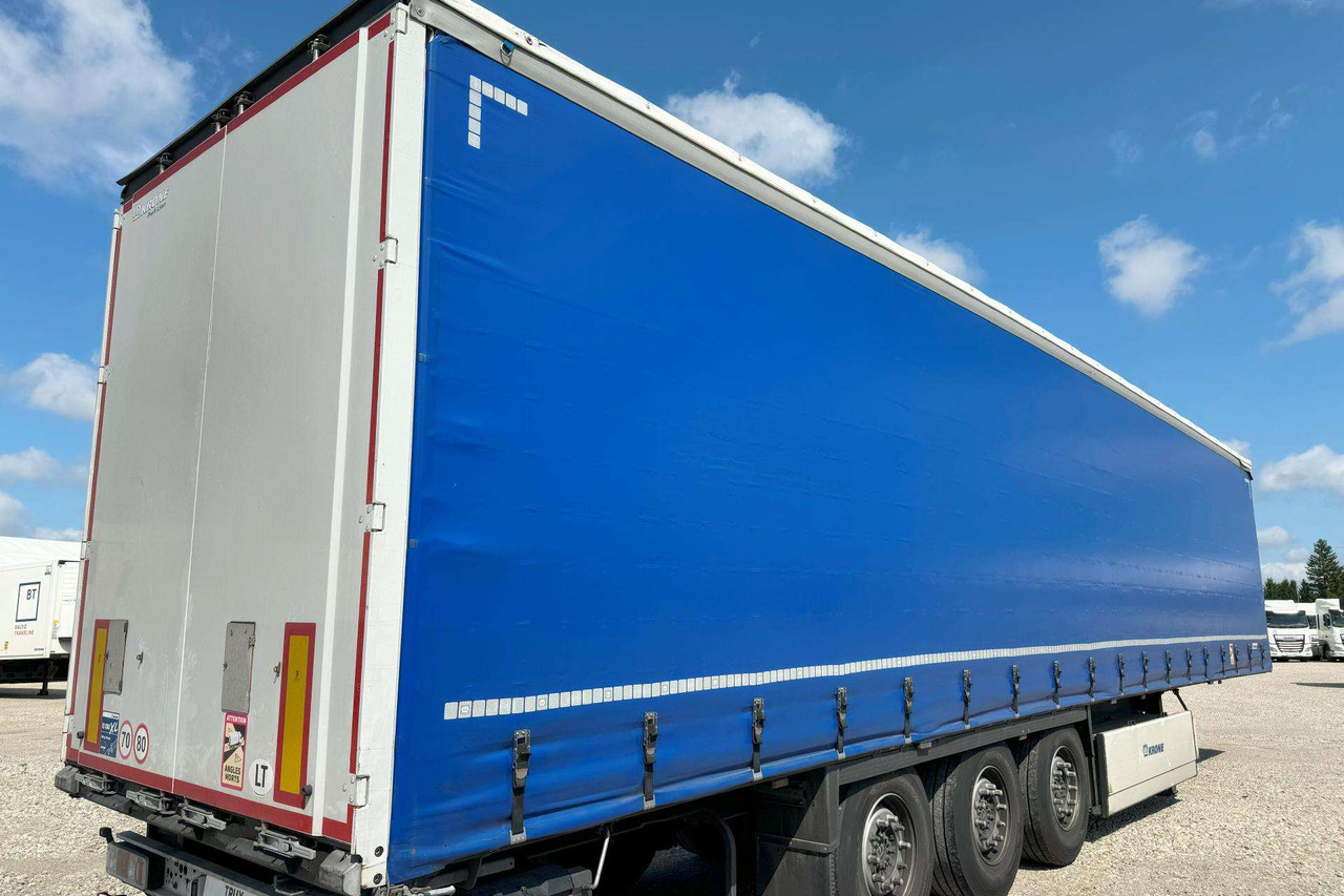 Krone SD - نصف مقطورة بستائر جانبية: صورة 1 Krone SD - نصف مقطورة بستائر جانبية: صورة 1