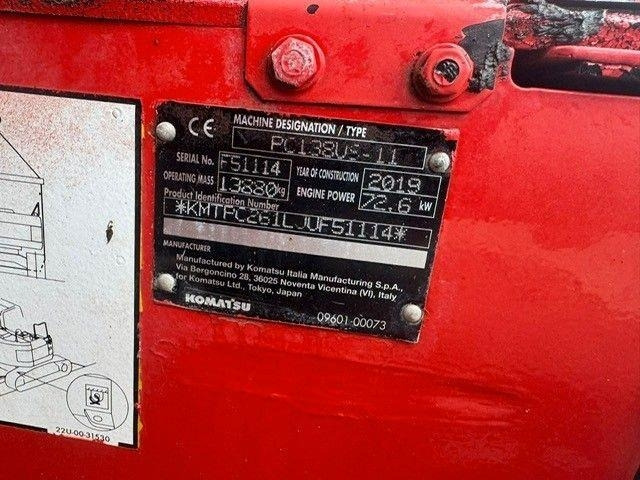 Komatsu 138US-11 - حفار زاحف: صورة 5 Komatsu 138US-11 - حفار زاحف: صورة 5