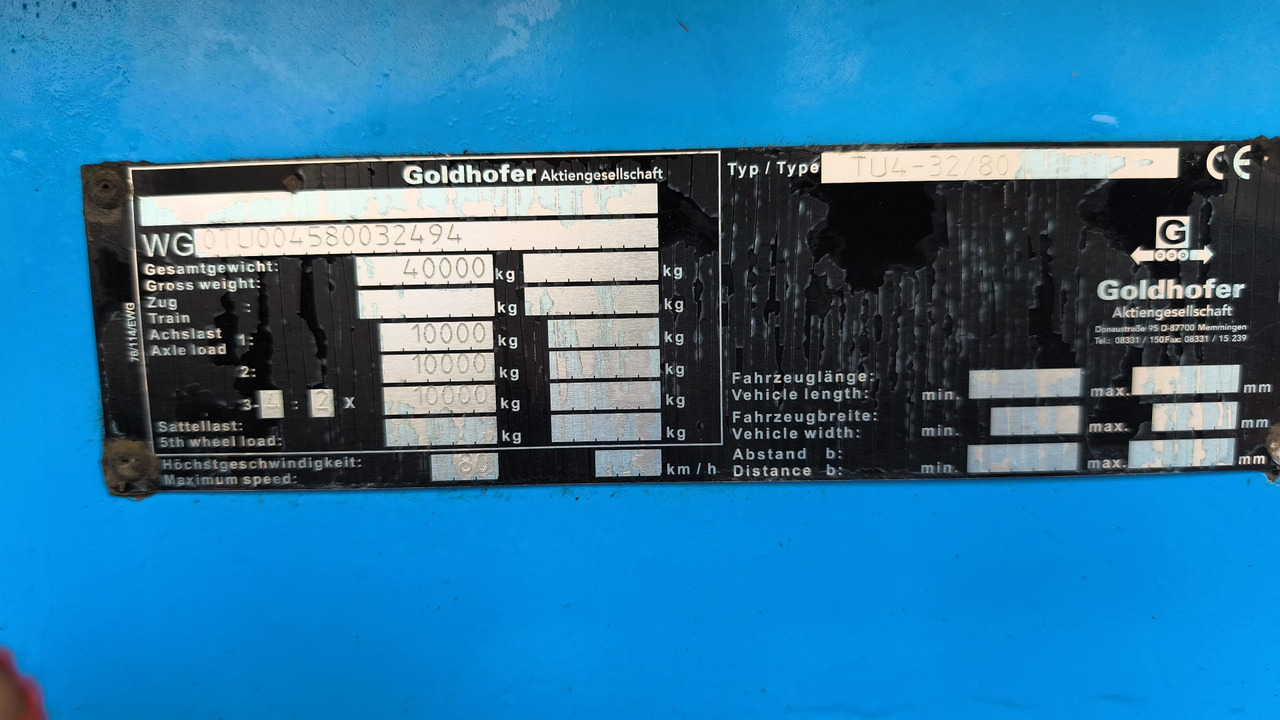 GOLDHOFER, 2010 god. - مقطورة بلودر منخفض: صورة 2 GOLDHOFER, 2010 god. - مقطورة بلودر منخفض: صورة 2