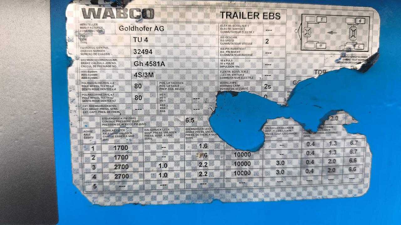 GOLDHOFER, 2010 god. - مقطورة بلودر منخفض: صورة 5 GOLDHOFER, 2010 god. - مقطورة بلودر منخفض: صورة 5