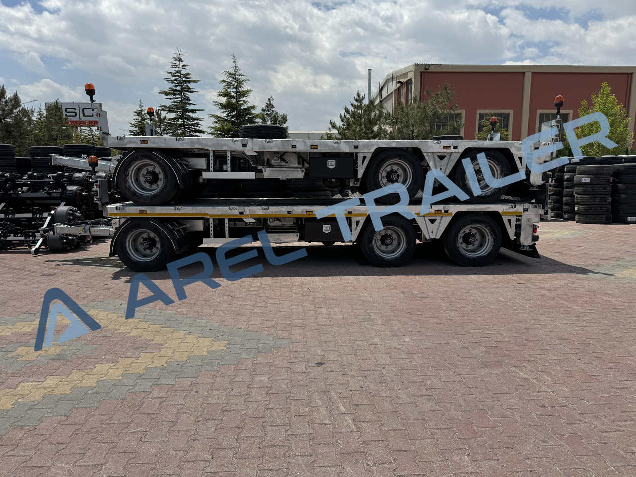 AREL TRAILER 2+1 AXLE DRAWBAR REMORQUE TRAILER - مقطورة بلودر منخفض: صورة 2 AREL TRAILER 2+1 AXLE DRAWBAR REMORQUE TRAILER - مقطورة بلودر منخفض: صورة 2