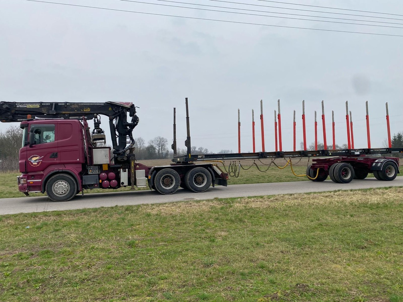 SCANIA R500 - شاحنة قطع الأشجار, شاحنة كرين: صورة 3 SCANIA R500 - شاحنة قطع الأشجار, شاحنة كرين: صورة 3