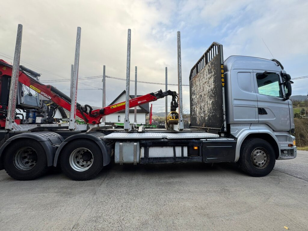 SCANIA R580 - شاحنة قطع الأشجار, شاحنة كرين: صورة 3 SCANIA R580 - شاحنة قطع الأشجار, شاحنة كرين: صورة 3