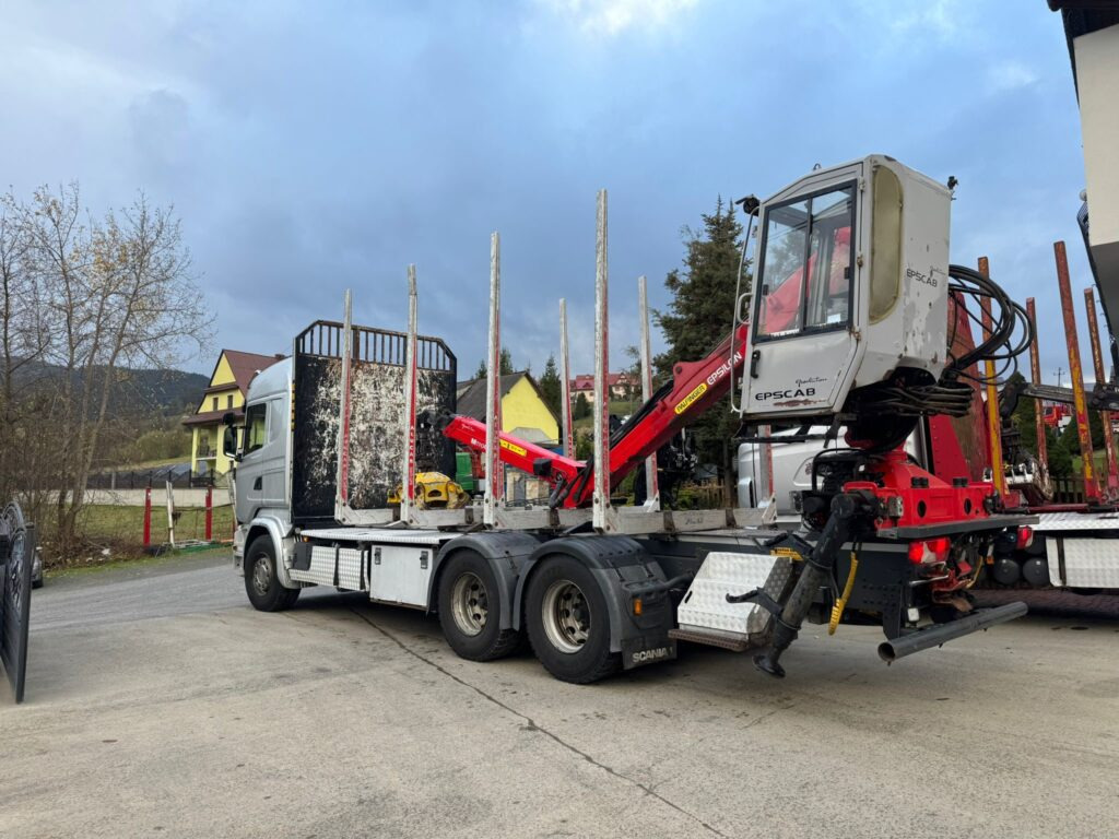 SCANIA R580 - شاحنة قطع الأشجار, شاحنة كرين: صورة 4 SCANIA R580 - شاحنة قطع الأشجار, شاحنة كرين: صورة 4