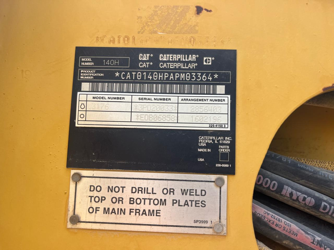 ماكينة تسوية CATERPILLAR 140H: صورة 10