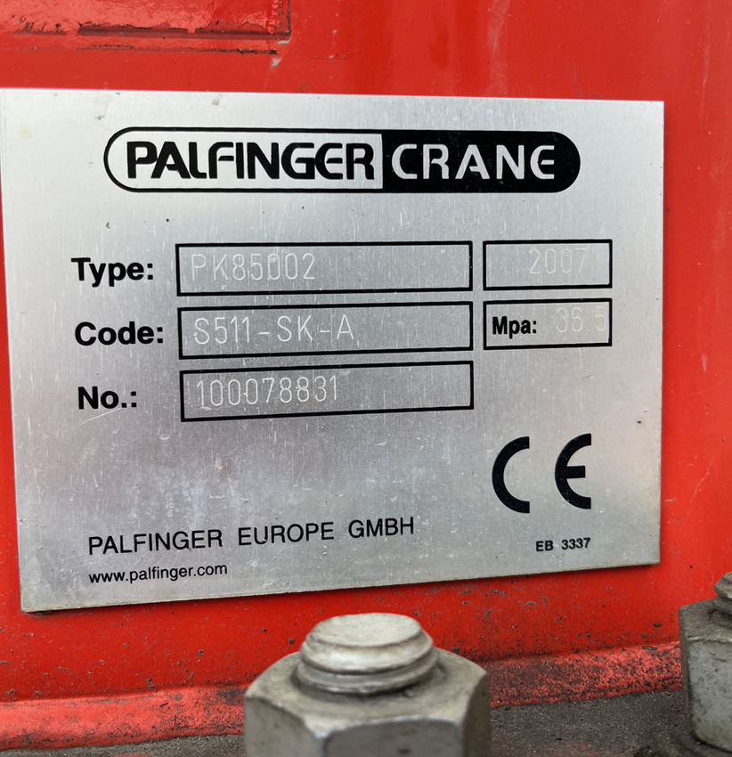 Scania with Palfinger PK 850002 R480 - رأس تريلا: صورة 5 Scania with Palfinger PK 850002 R480 - رأس تريلا: صورة 5