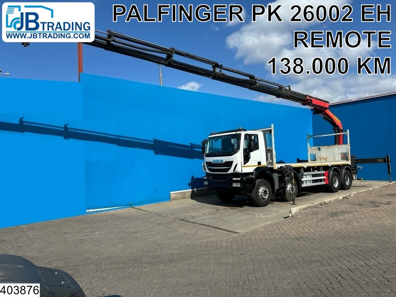 Iveco Stralis 360 8x4, EURO 6, Palfinger, Remote, Steel suspenion - شاحنات مسطحة, شاحنة كرين: صورة 1 Iveco Stralis 360 8x4, EURO 6, Palfinger, Remote, Steel suspenion - شاحنات مسطحة, شاحنة كرين: صورة 1