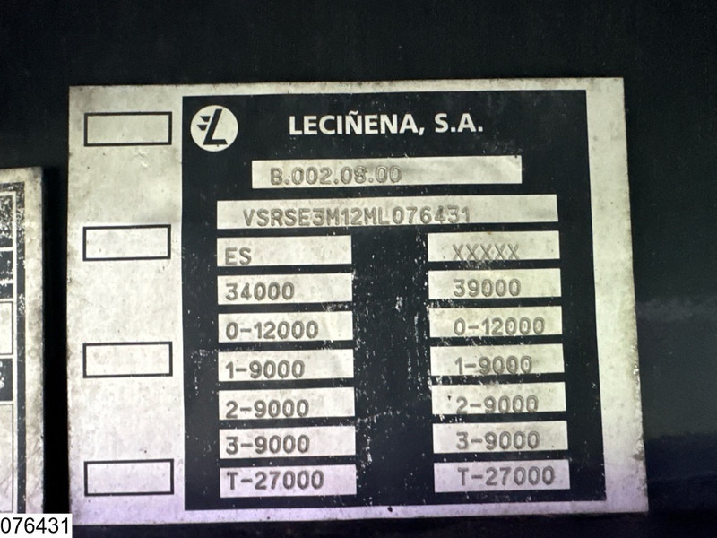 Lecinena Semie 42,000 kg, steering axle - نصف مقطورة بلودر منخفض: صورة 4 Lecinena Semie 42,000 kg, steering axle - نصف مقطورة بلودر منخفض: صورة 4