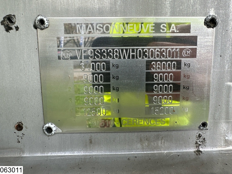 MAISONNEUVE Food 26,000 litres, 1 compartment - نصف مقطورة صهريج: صورة 4 MAISONNEUVE Food 26,000 litres, 1 compartment - نصف مقطورة صهريج: صورة 4