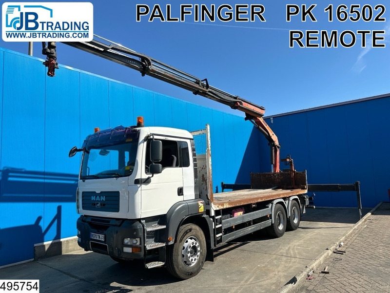 MAN TGA 26 360 6X4, Manual, Steel suspension, Palfinger - شاحنات مسطحة, شاحنة كرين: صورة 1 MAN TGA 26 360 6X4, Manual, Steel suspension, Palfinger - شاحنات مسطحة, شاحنة كرين: صورة 1
