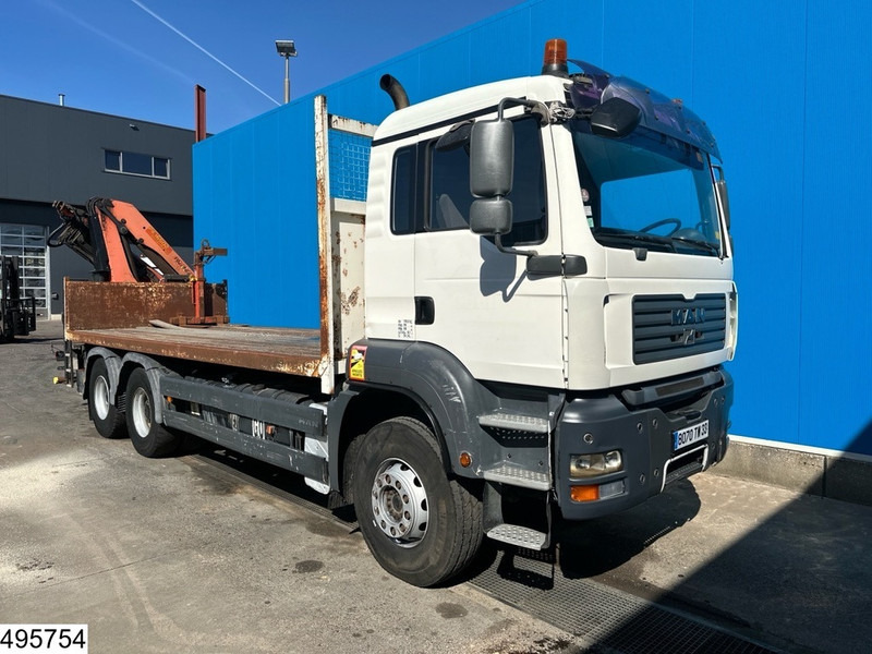MAN TGA 26 360 6X4, Manual, Steel suspension, Palfinger - شاحنات مسطحة, شاحنة كرين: صورة 2 MAN TGA 26 360 6X4, Manual, Steel suspension, Palfinger - شاحنات مسطحة, شاحنة كرين: صورة 2