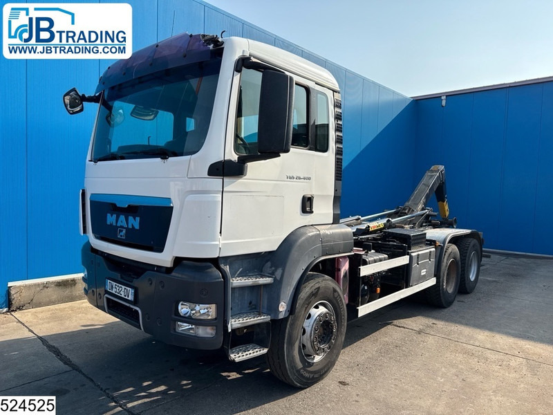 MAN TGS 26 400 6x4, EURO 4, HYVALIFT, Leaf suspension - شاحنة برافعة خطافية: صورة 1 MAN TGS 26 400 6x4, EURO 4, HYVALIFT, Leaf suspension - شاحنة برافعة خطافية: صورة 1