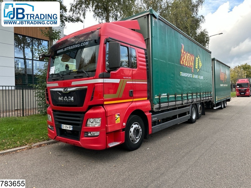 MAN TGX 26 460 6x2, EURO 6, Combi, Retarder, Lifitng roof - شاحنة ذات ستائر جانبية: صورة 1 MAN TGX 26 460 6x2, EURO 6, Combi, Retarder, Lifitng roof - شاحنة ذات ستائر جانبية: صورة 1