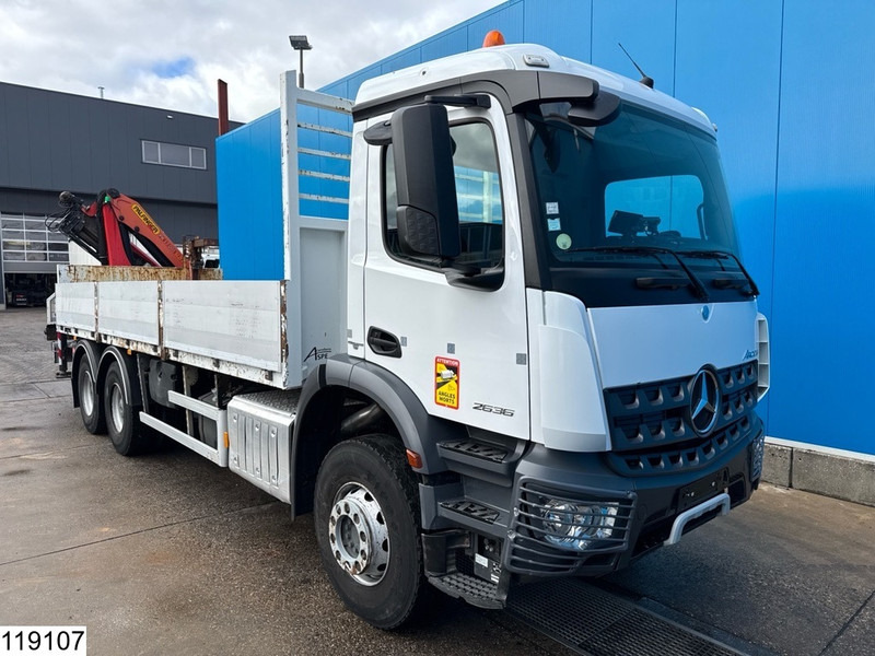 Mercedes-Benz Arocs 2636 6x4, EURO 6, Palfinger, Leaf suspension - شاحنات مسطحة, شاحنة كرين: صورة 3 Mercedes-Benz Arocs 2636 6x4, EURO 6, Palfinger, Leaf suspension - شاحنات مسطحة, شاحنة كرين: صورة 3