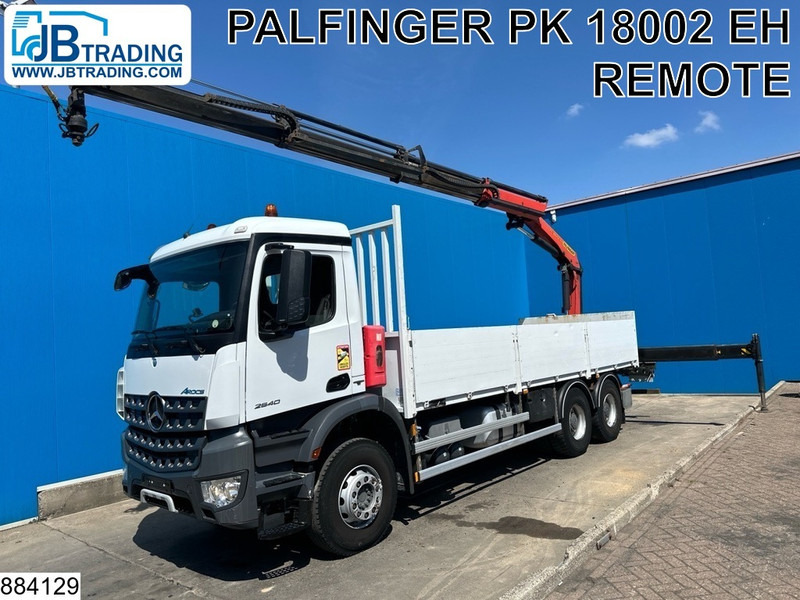 Mercedes-Benz Arocs 2640 6X4, EURO 6, Steel suspension, Retarder - شاحنات مسطحة, شاحنة كرين: صورة 1 Mercedes-Benz Arocs 2640 6X4, EURO 6, Steel suspension, Retarder - شاحنات مسطحة, شاحنة كرين: صورة 1
