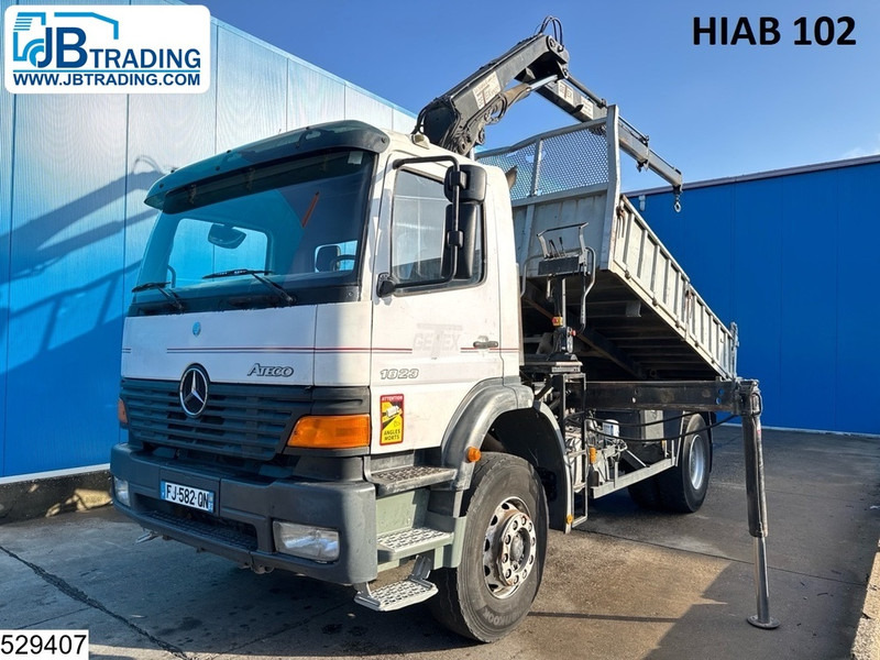 Mercedes-Benz Atego 1828 Manual, Steel Suspension, HIAB - شاحنة قلاب, شاحنة كرين: صورة 1 Mercedes-Benz Atego 1828 Manual, Steel Suspension, HIAB - شاحنة قلاب, شاحنة كرين: صورة 1