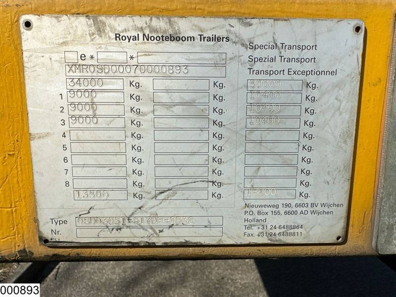 Nooteboom semie OSD 03051, 50.000KG - نصف مقطورة بلودر منخفض: صورة 5 Nooteboom semie OSD 03051, 50.000KG - نصف مقطورة بلودر منخفض: صورة 5