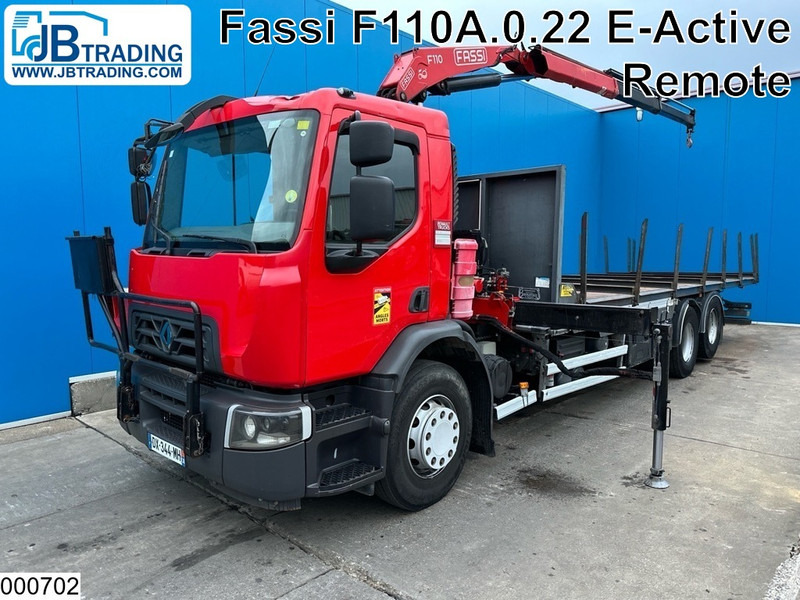 Renault D 26 320 6x2, EURO 6, Fassi, Remote - شاحنات مسطحة, شاحنة كرين: صورة 1 Renault D 26 320 6x2, EURO 6, Fassi, Remote - شاحنات مسطحة, شاحنة كرين: صورة 1