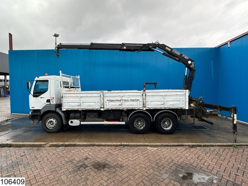 Renault Kerax 370 6x4, Manual, Fassi, Remote, Steelsuspension - شاحنات مسطحة, شاحنة كرين: صورة 4 Renault Kerax 370 6x4, Manual, Fassi, Remote, Steelsuspension - شاحنات مسطحة, شاحنة كرين: صورة 4
