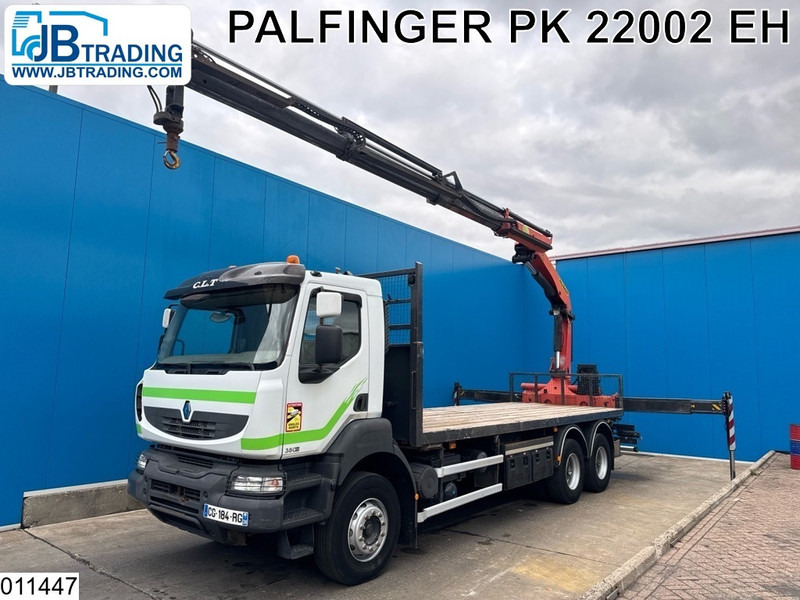 Renault Kerax 380 Dxi 6X4, EURO 5, Palfinger, Manual - شاحنات مسطحة, شاحنة كرين: صورة 1 Renault Kerax 380 Dxi 6X4, EURO 5, Palfinger, Manual - شاحنات مسطحة, شاحنة كرين: صورة 1