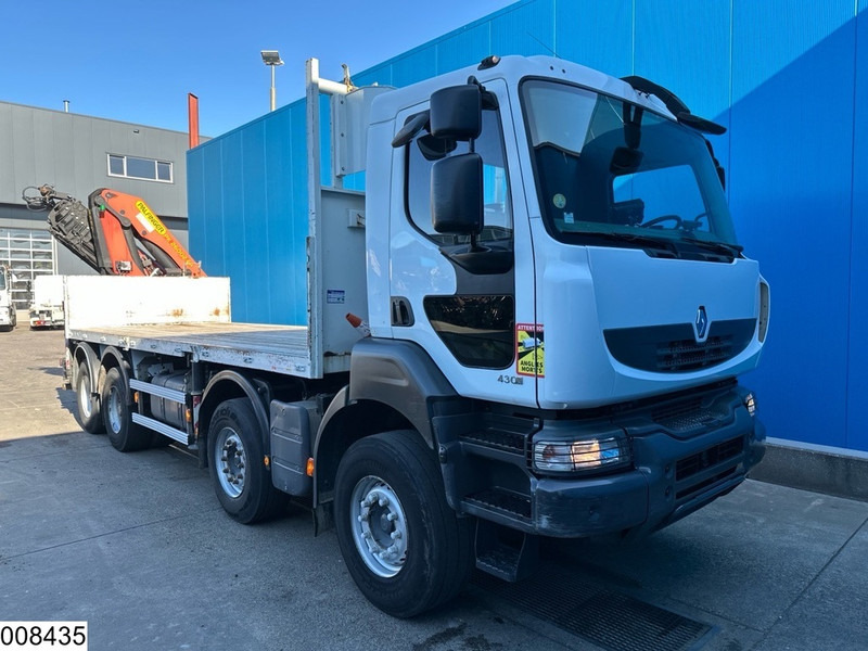 Renault Kerax 430 Dxi 8x4, EURO 5, Palfinger, Remote, Steel suspenion - شاحنات مسطحة, شاحنة كرين: صورة 3 Renault Kerax 430 Dxi 8x4, EURO 5, Palfinger, Remote, Steel suspenion - شاحنات مسطحة, شاحنة كرين: صورة 3