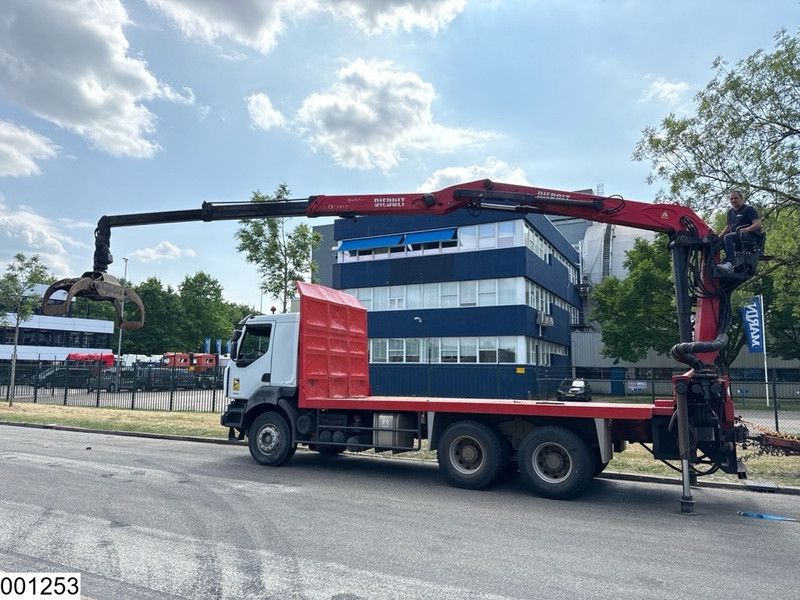 Renault Kerax 450 Dxi 6x4, Manual, Steel, Palfinger, Retarder - شاحنة قطع الأشجار, شاحنة كرين: صورة 4 Renault Kerax 450 Dxi 6x4, Manual, Steel, Palfinger, Retarder - شاحنة قطع الأشجار, شاحنة كرين: صورة 4