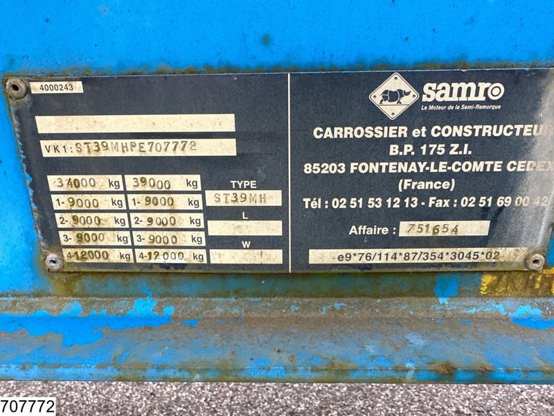 Samro Gasflessen - نصف مقطورة مسطحة: صورة 4 Samro Gasflessen - نصف مقطورة مسطحة: صورة 4