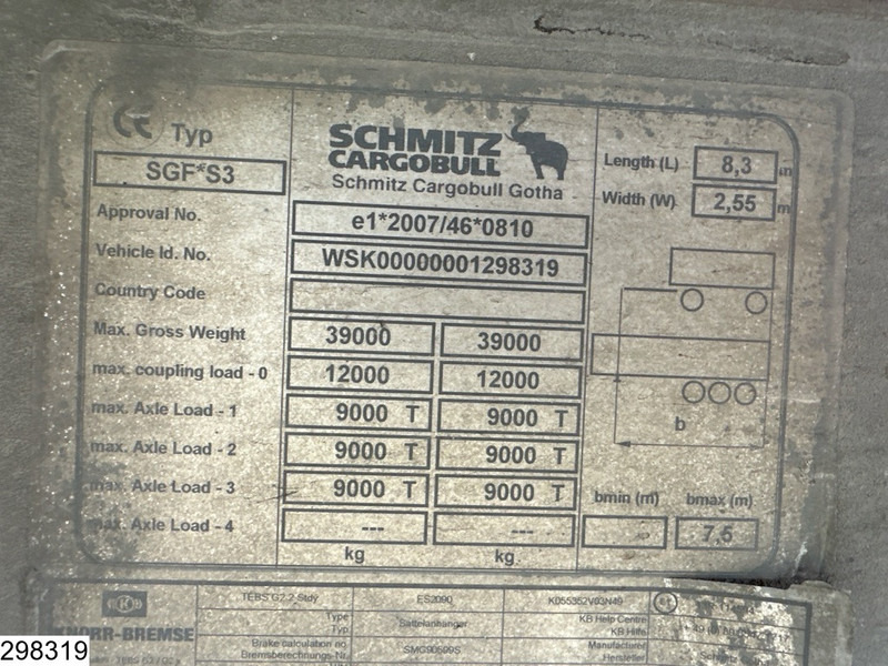 Schmitz Cargobull kipper - نصف مقطورة قلابة: صورة 4 Schmitz Cargobull kipper - نصف مقطورة قلابة: صورة 4