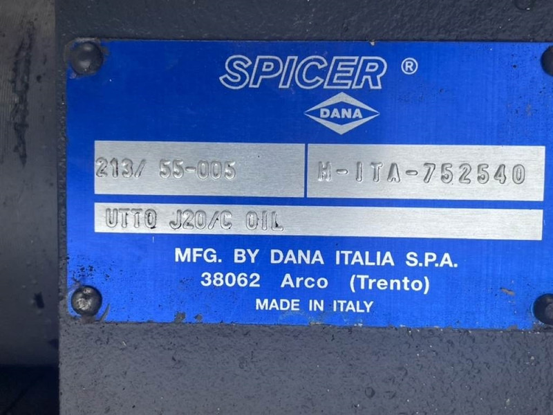 المحور و قطع الغيار - آلات الإنشاء Ahlmann AZ150-Spicer Dana 213/55-005-Axle/Achse/As: صورة 8