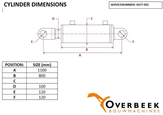 Komatsu WA470/480 - Cylinder/Zylinder/Cilinder - أجهزة هيدروليكية - آلات الإنشاء: صورة 5 Komatsu WA470/480 - Cylinder/Zylinder/Cilinder - أجهزة هيدروليكية - آلات الإنشاء: صورة 5