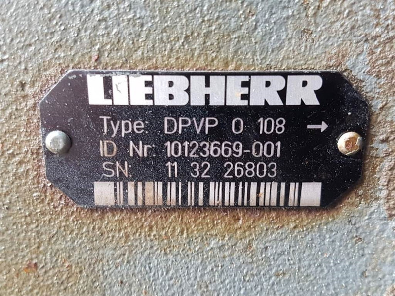أجهزة هيدروليكية - آلات الإنشاء Liebherr DPVPO108-10123669-001-Load sensing pump: صورة 6